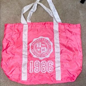 Pink tote